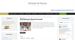 Desktop Screenshot of division3tennis.com