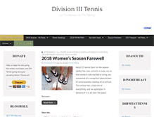 Tablet Screenshot of division3tennis.com